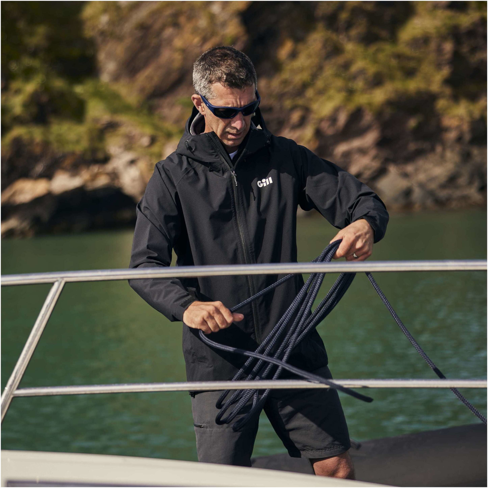 2026 Gill Voyager Sailing Jacket WA01J - Black